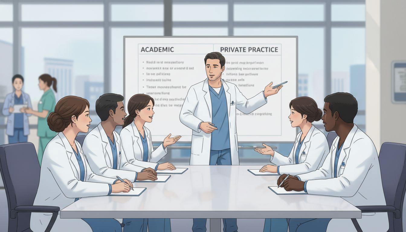 Academic vs Private Practice in Preliminary Medicine: A Career Guide