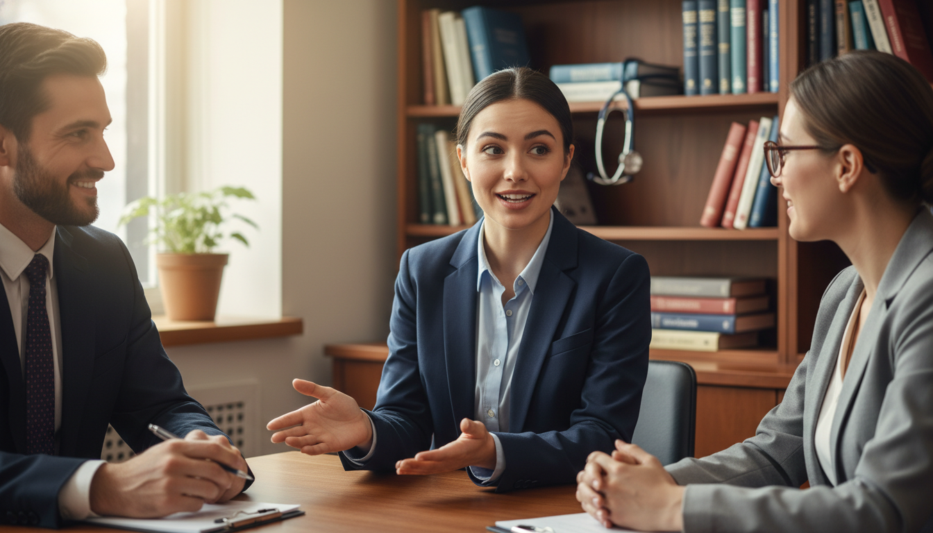 Medical student responding to residency interview questions in internal medicine - preliminary medicine year for Common Inter