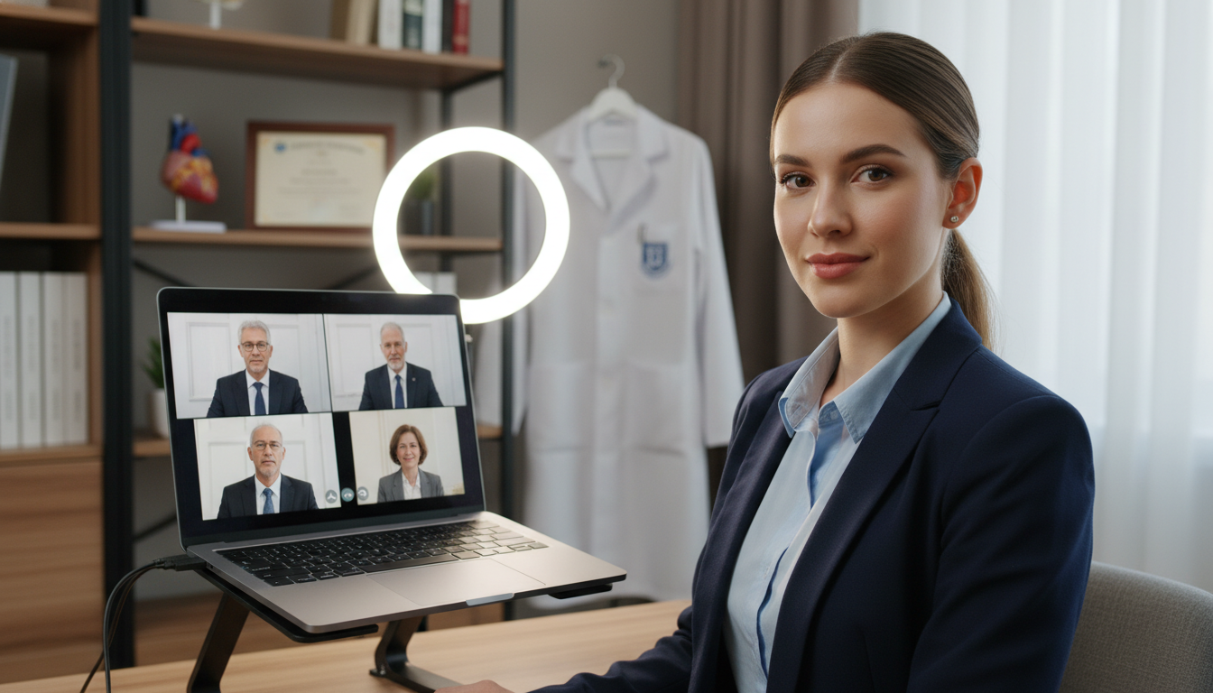 Medical residency interview video call setup - preliminary medicine year for Pre-Interview Preparation in Preliminary Medicin