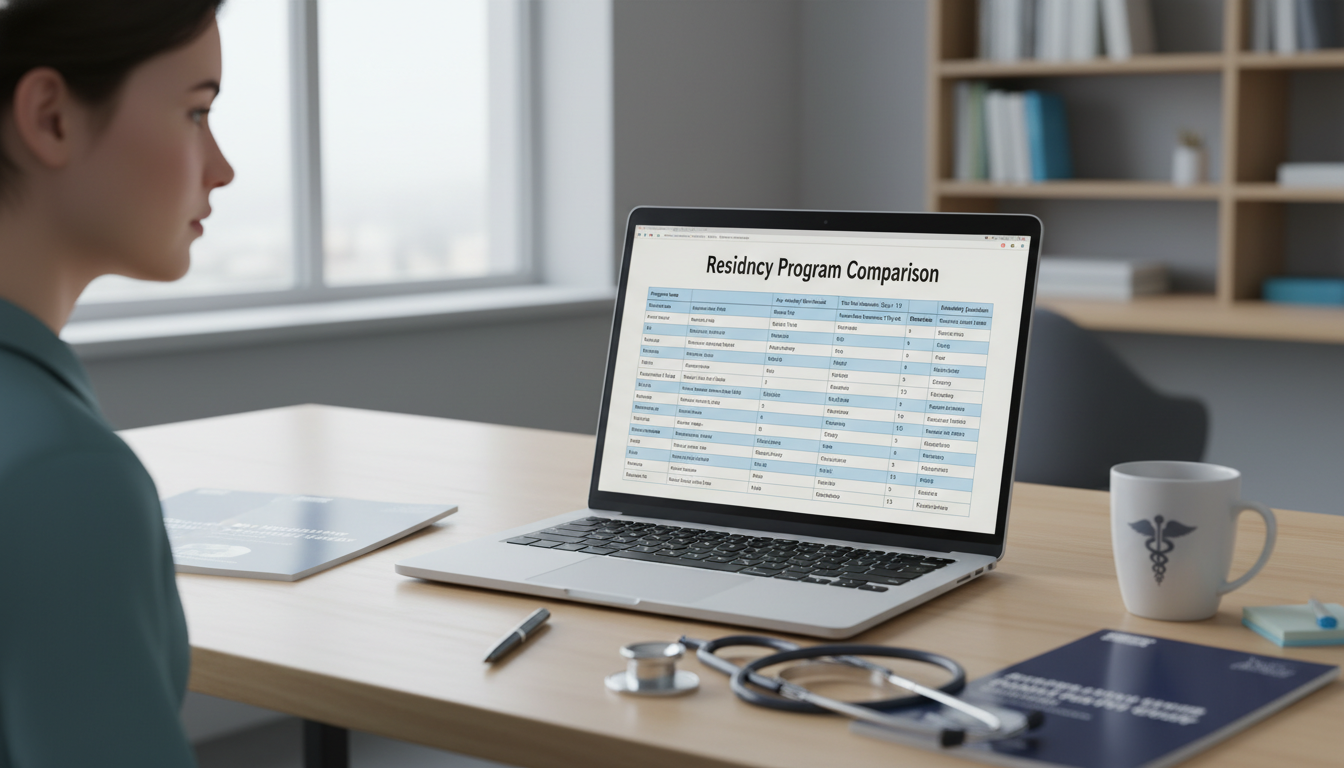 Resident using a structured spreadsheet to compare preliminary medicine programs Resident using a structured spreadsheet to compare preliminary medicine programs - preliminary medicine year for How to Resea