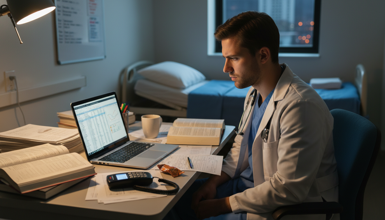 Resident balancing clinical duties and research work Resident balancing clinical duties and research work - preliminary medicine year for Research During Residency in Preliminary