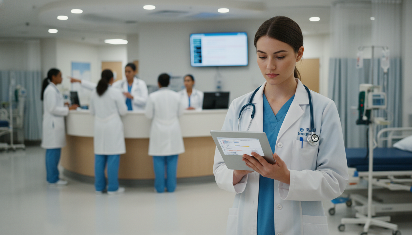 Resident physician on inpatient medicine ward during preliminary year - preliminary medicine year for SOAP Preparation in Pre