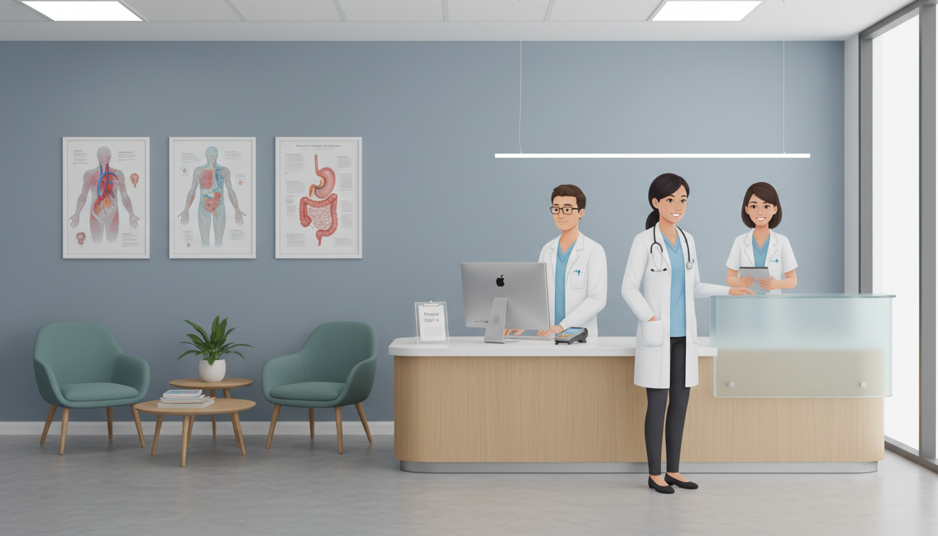 Newly opened internal medicine private practice with staff ready to welcome patients Newly opened internal medicine private practice with staff ready to welcome patients - preliminary medicine year for Starting