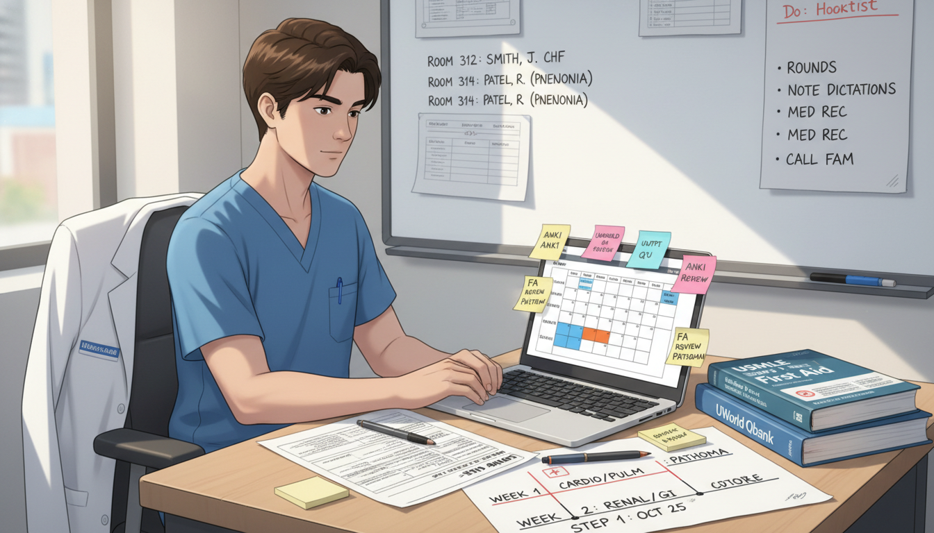 Preliminary medicine resident planning USMLE Step 1 study schedule Preliminary medicine resident planning USMLE Step 1 study schedule - preliminary medicine year for USMLE Step 1 Preparation i