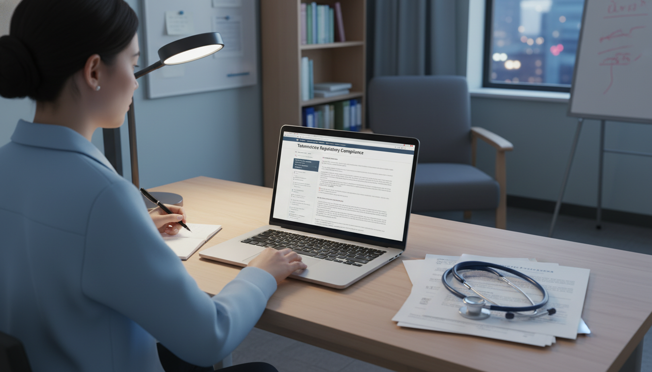 Internal medicine resident studying telehealth regulations Internal medicine resident studying telehealth regulations - preliminary medicine year for Telemedicine Career Opportunities