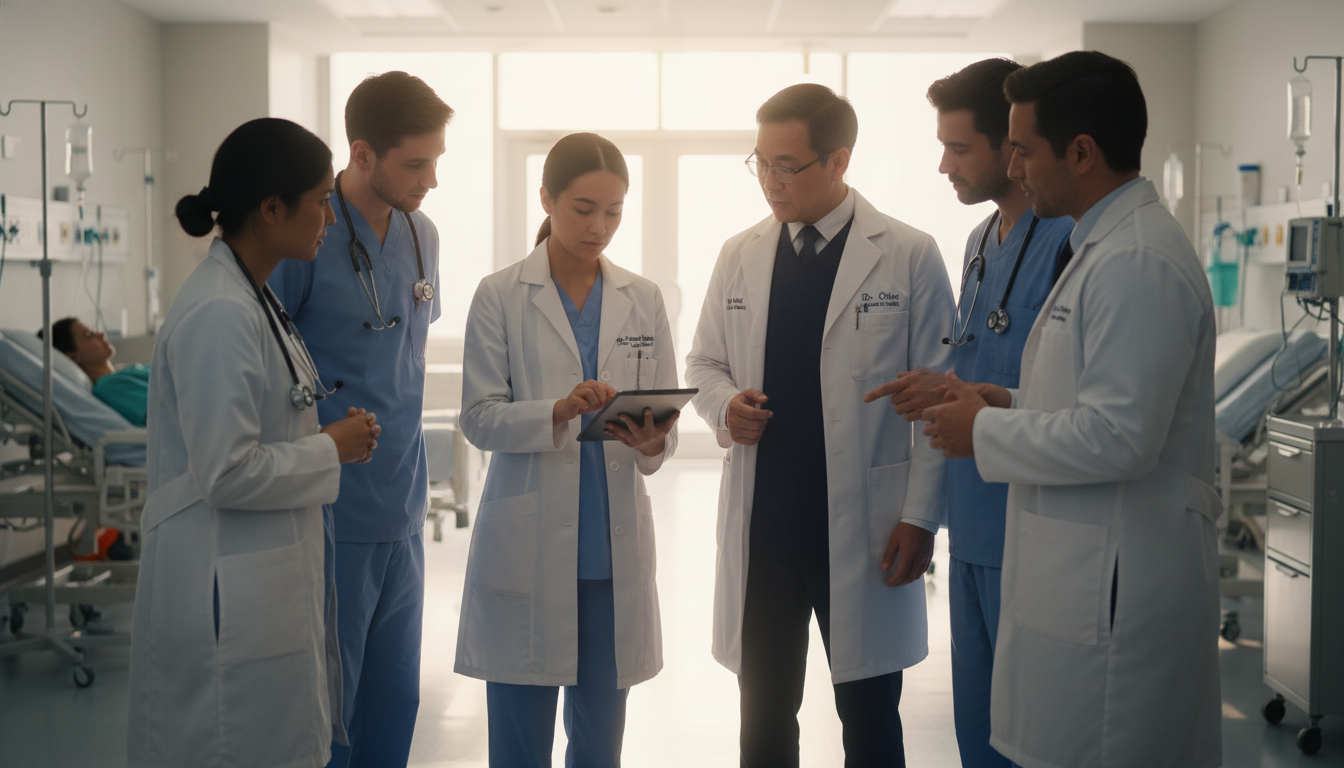 Medical student on surgical away rotation pre-rounding with team Medical student on surgical away rotation pre-rounding with team - preliminary surgery year for Away Rotation Strategy in Pre