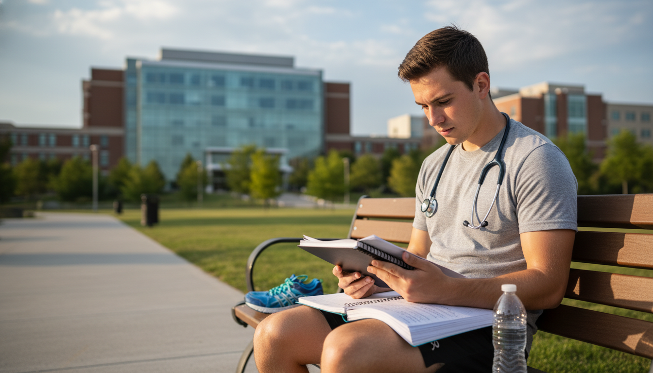 Medical student balancing study and wellness Medical student balancing study and wellness - preliminary surgery year for Surviving First Year of Med School in Preliminary