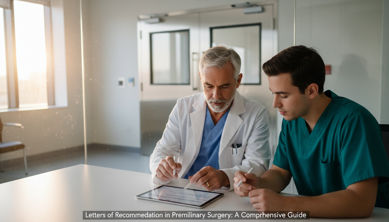 Ultimate Guide to Letters of Recommendation for Preliminary Surgery Residency