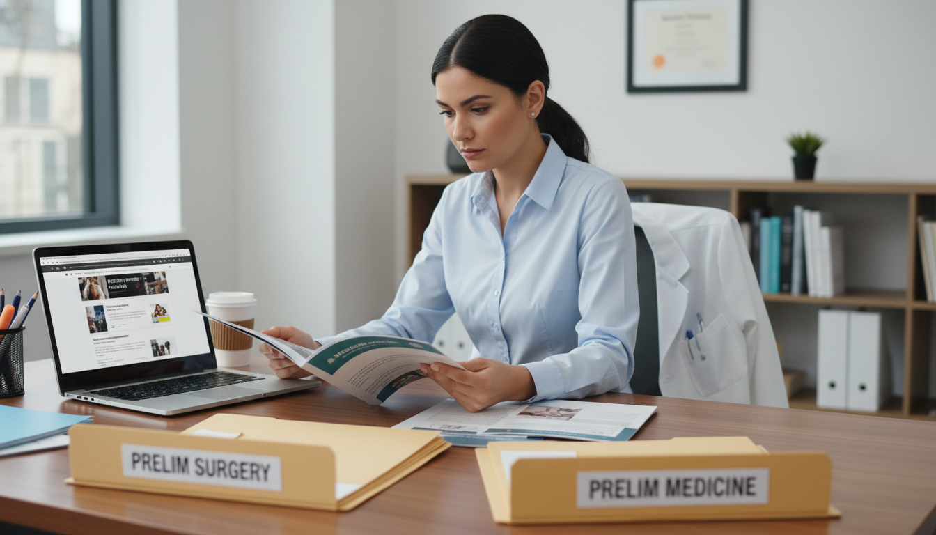 Resident comparing prelim surgery and prelim medicine pathways - preliminary surgery year for Preliminary Year Selection in P