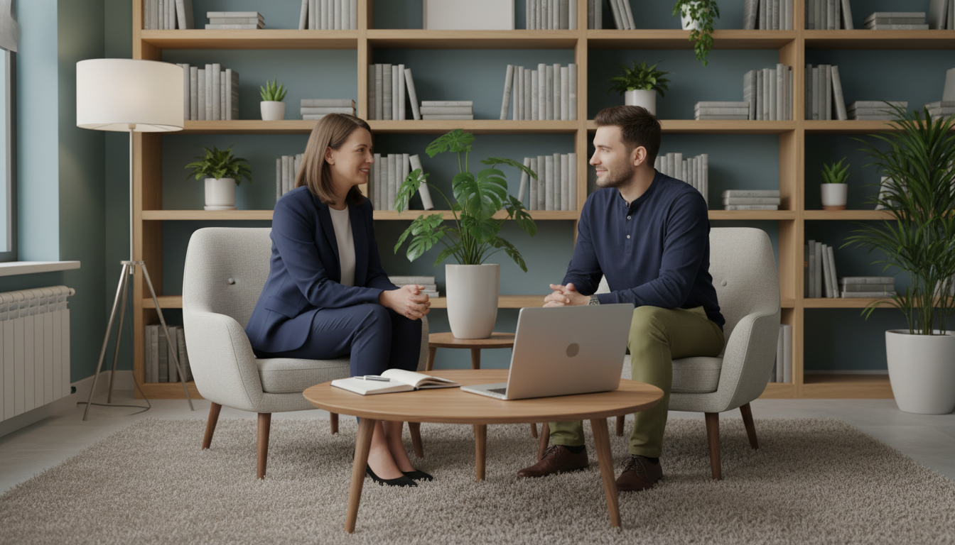 Psychiatrist working in private practice office Psychiatrist working in private practice office - psychiatry residency for Academic vs Private Practice in Psychiatry: A Comp