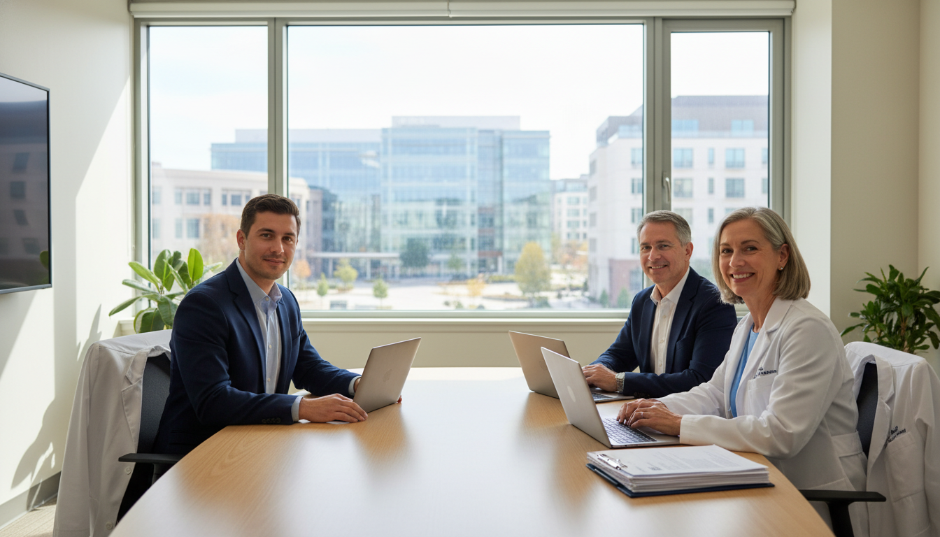 Psychiatry fellow interviewing with faculty during fellowship application season - psychiatry residency for Fellowship Applic