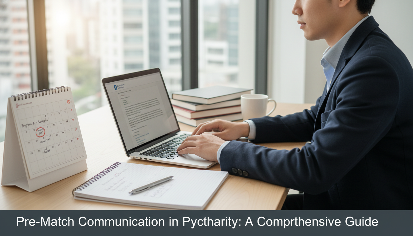 Psychiatry residency applicant composing an email Psychiatry residency applicant composing an email - psychiatry residency for Pre-Match Communication in Psychiatry: A Compreh