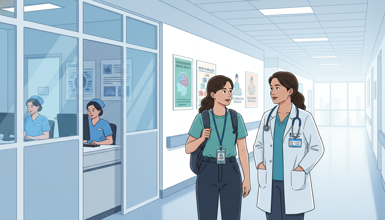 Pre-med student shadowing psychiatrist on inpatient unit Pre-med student shadowing psychiatrist on inpatient unit - psychiatry residency for Pre-Med Preparation in Psychiatry: A Comp