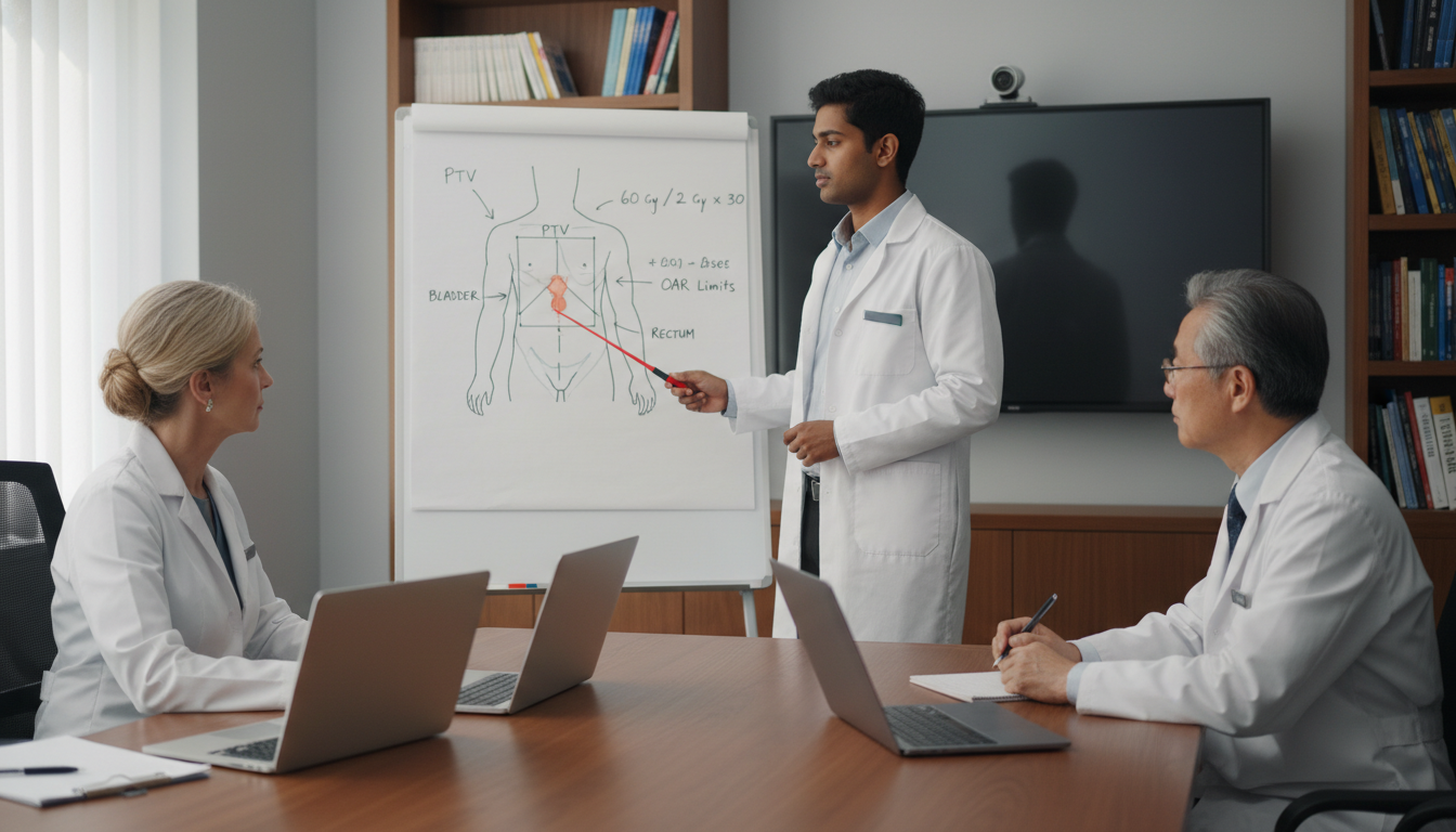 Resident practicing oral board exam scenarios - radiation oncology residency for Board Exam Study Resources in Radiation Onco