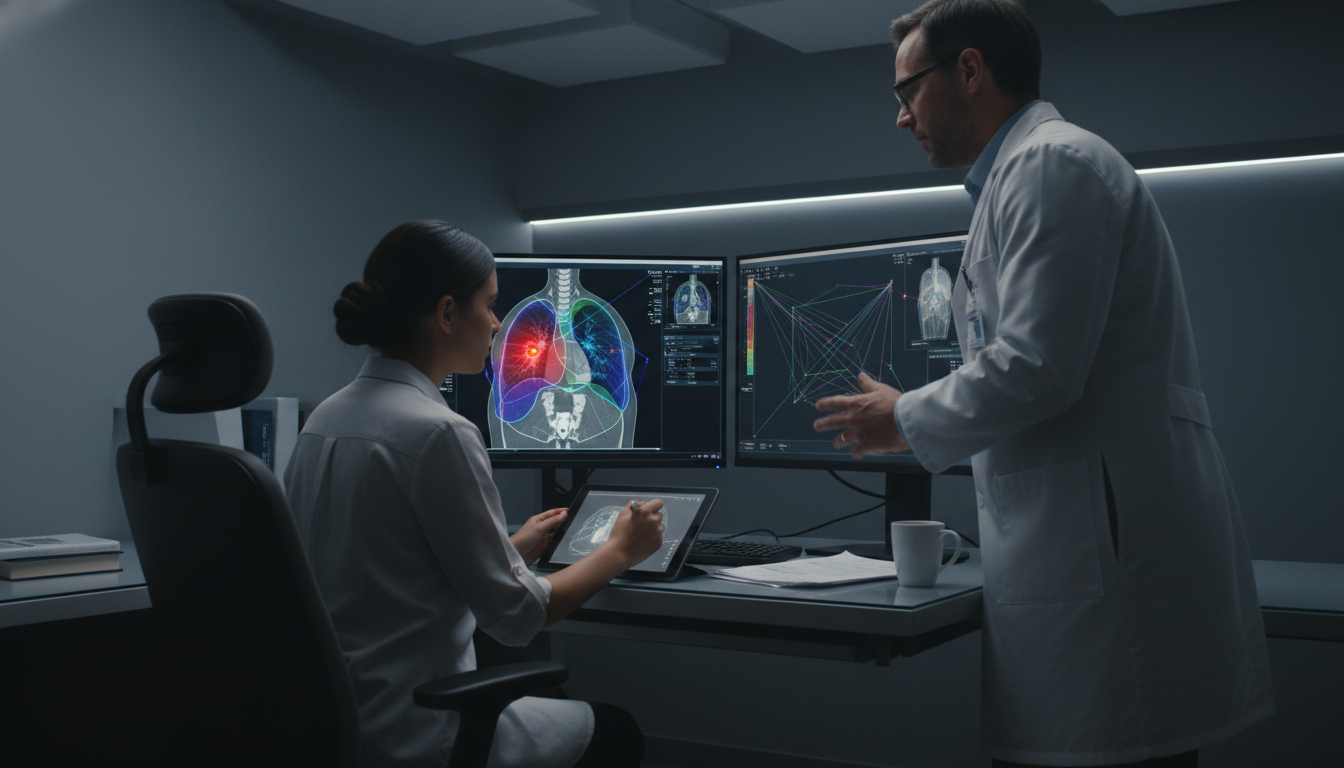 Radiation oncologist contouring tumor on CT scan Radiation oncologist contouring tumor on CT scan - radiation oncology residency for Choosing a Medical Specialty in Radiation