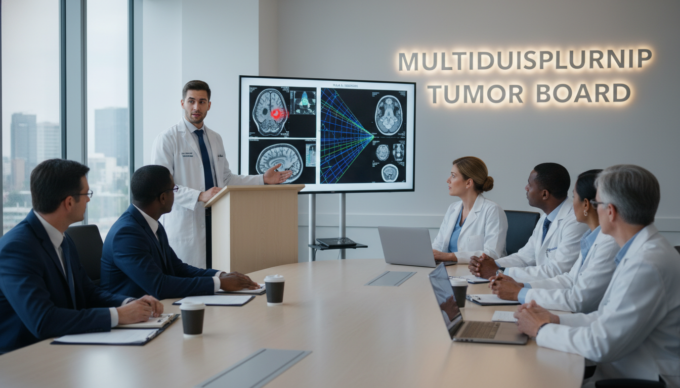 Medical student presenting at a radiation oncology tumor board - radiation oncology residency for Common Interview Questions
