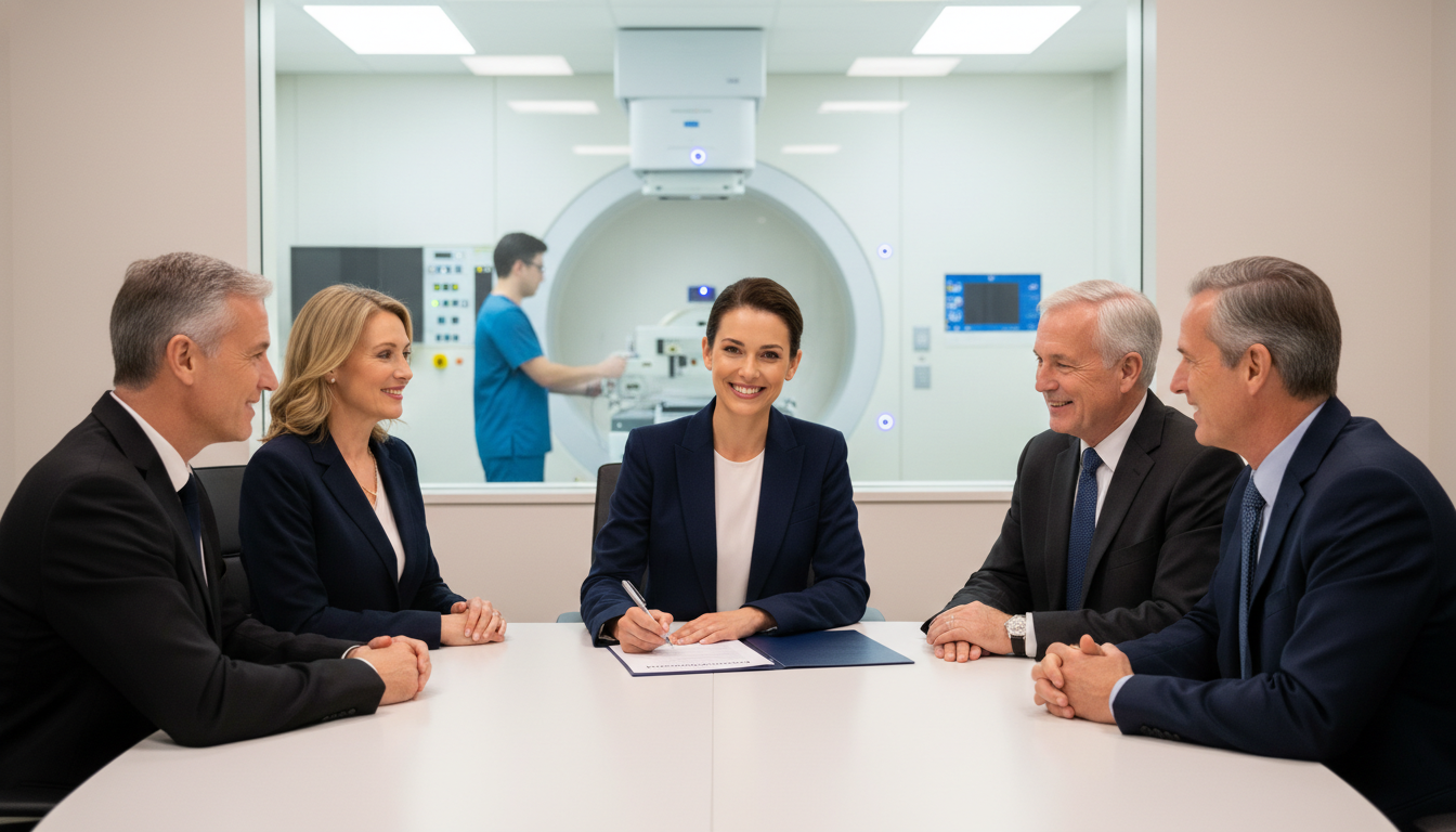 Radiation oncologist signing an attending job contract Radiation oncologist signing an attending job contract - radiation oncology residency for Job Search Timing in Radiation Onco