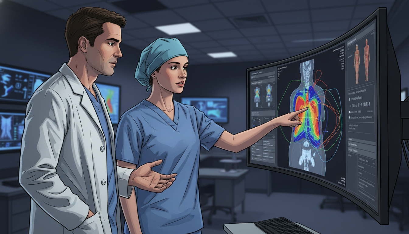Radiation oncology resident reviewing treatment plan with attending - radiation oncology residency for Questions to Ask Progr