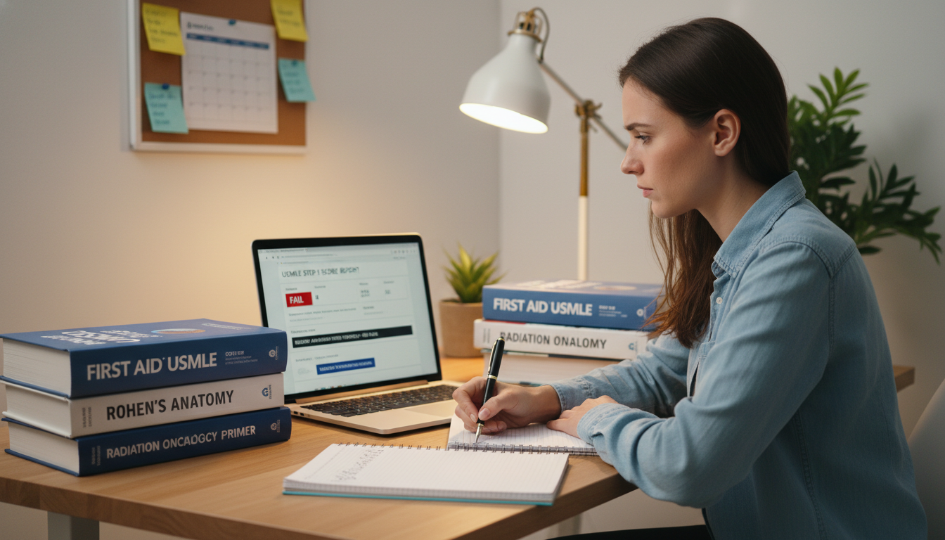 Medical student reflecting on academic performance and planning how to explain exam failures Medical student reflecting on academic performance and planning how to explain exam failures - radiation oncology residency f