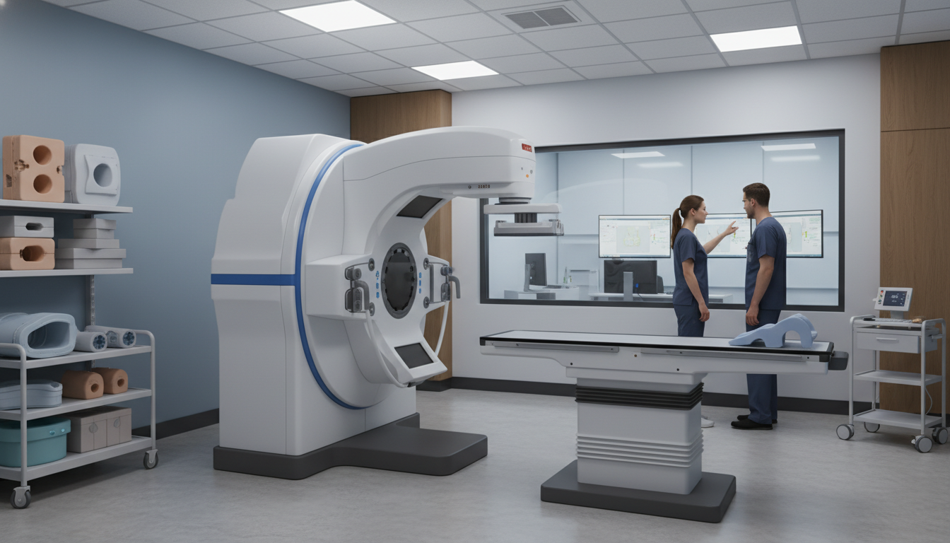 Modern linear accelerator in private radiation oncology clinic - radiation oncology residency for Starting a Private Practice