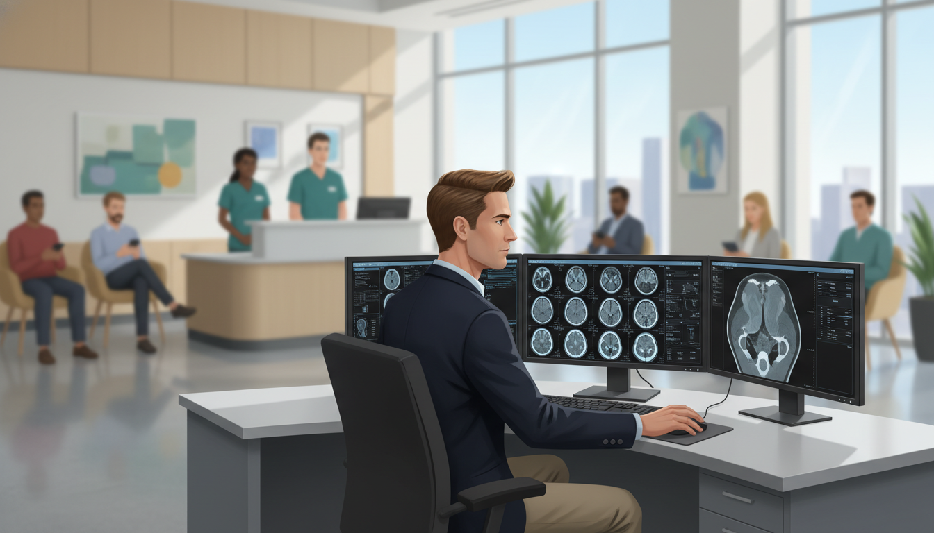 Private practice radiologist working in a community imaging center Private practice radiologist working in a community imaging center - radiology residency for Academic vs Private Practice in