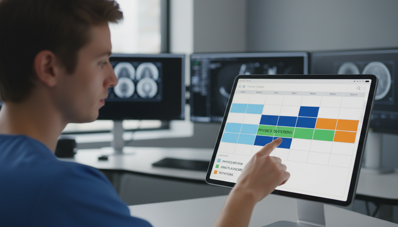 Radiology resident study schedule and calendar planning for board exams Radiology resident study schedule and calendar planning for board exams - radiology residency for Board Exam Study Resources