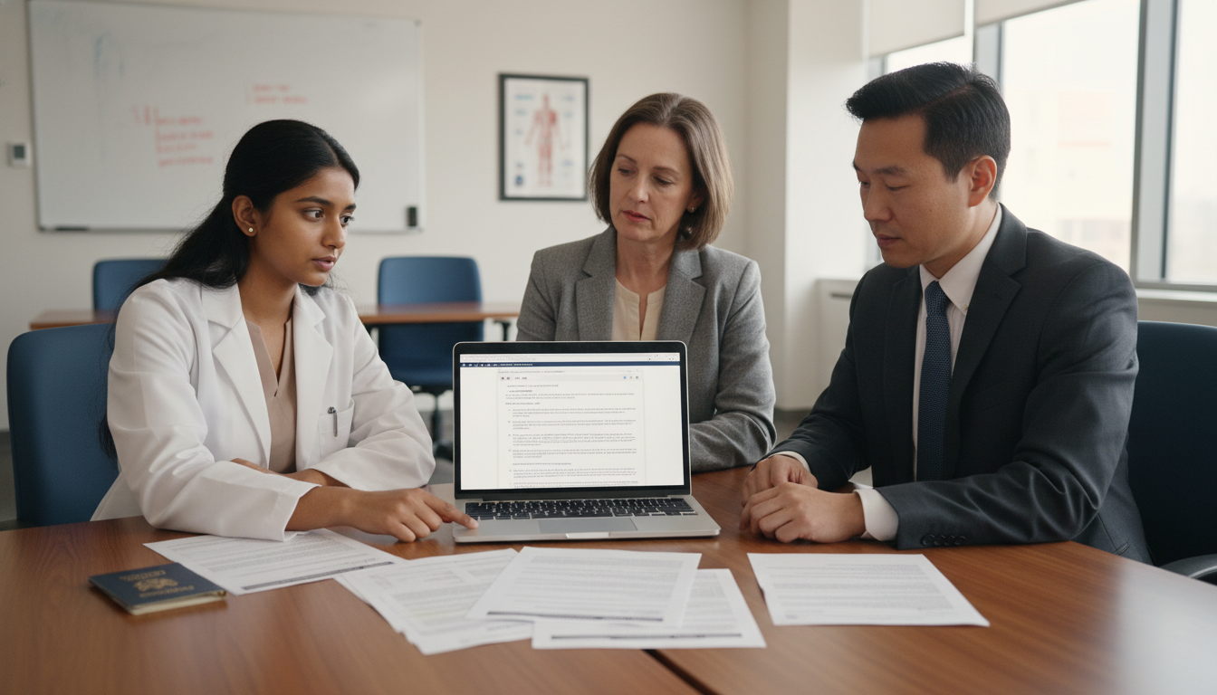 International radiology resident consulting with immigration attorney and program coordinator International radiology resident consulting with immigration attorney and program coordinator - radiology residency for H-1B