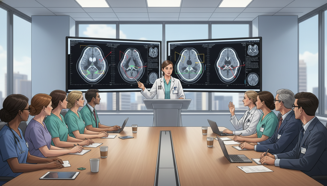 Diagnostic radiology resident presenting at a multidisciplinary tumor board - radiology residency for Common Interview Questi