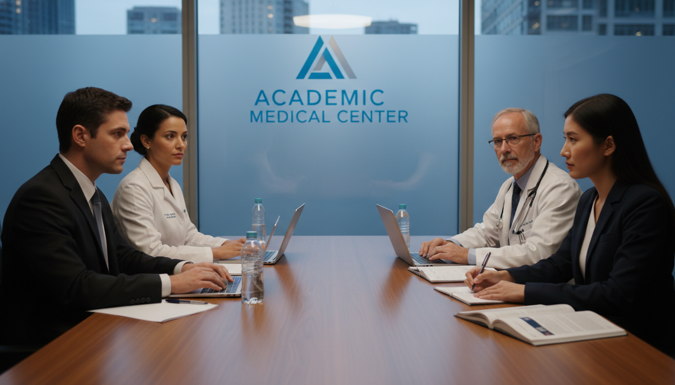 Residency interview panel listening to an applicant - transitional year residency for Common Interview Questions in Transitio