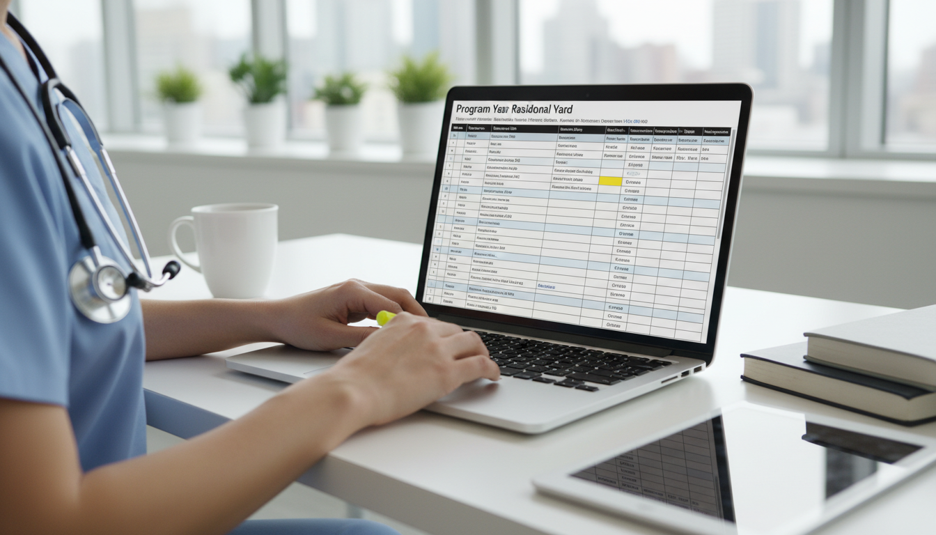 Residency applicant organizing transitional year program spreadsheet Residency applicant organizing transitional year program spreadsheet - transitional year residency for How to Research Progra