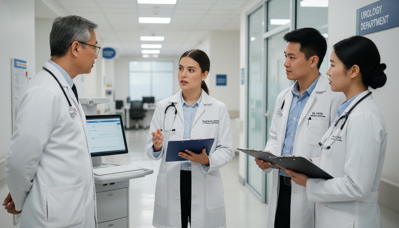 Medical student presenting a patient to a urology attending Medical student presenting a patient to a urology attending - urology residency for Away Rotation Strategy in Urology: A Comp