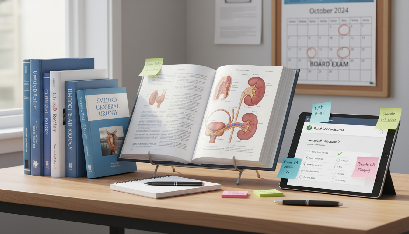 Urology board exam resources including textbooks and digital apps - urology residency for Board Exam Study Resources in Urolo