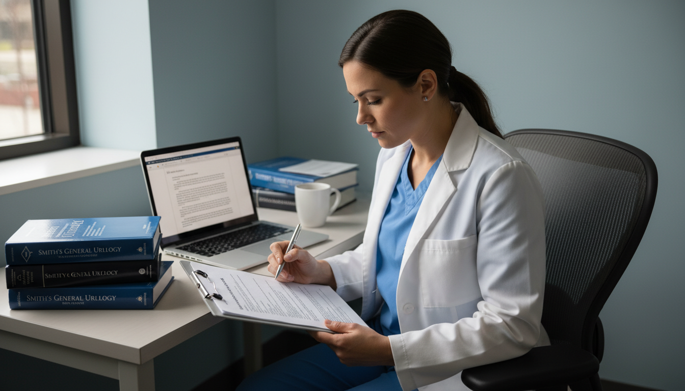 Urology resident reviewing malpractice policy Urology resident reviewing malpractice policy - urology residency for Malpractice Insurance Guide in Urology: A Comprehensive