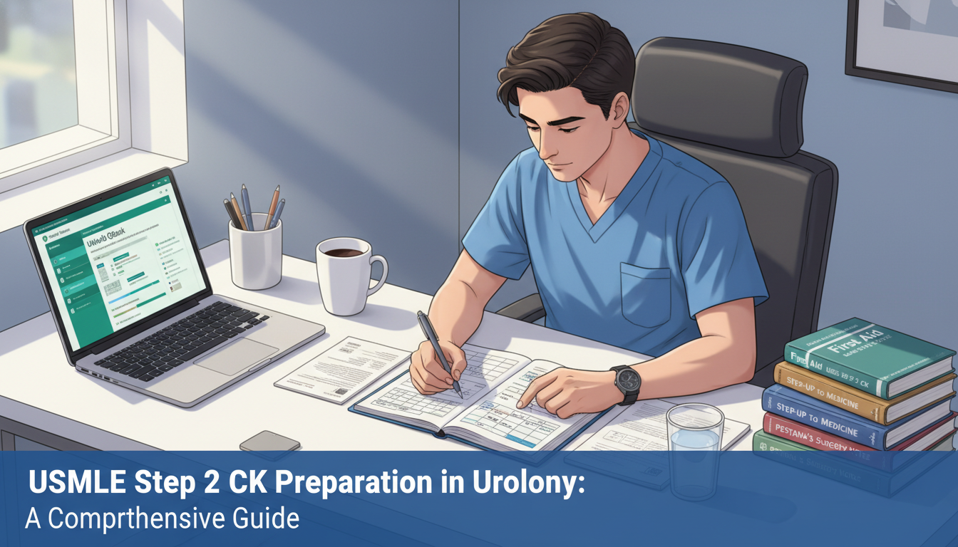 Medical student planning USMLE Step 2 CK study schedule Medical student planning USMLE Step 2 CK study schedule - urology residency for USMLE Step 2 CK Preparation in Urology: A Com
