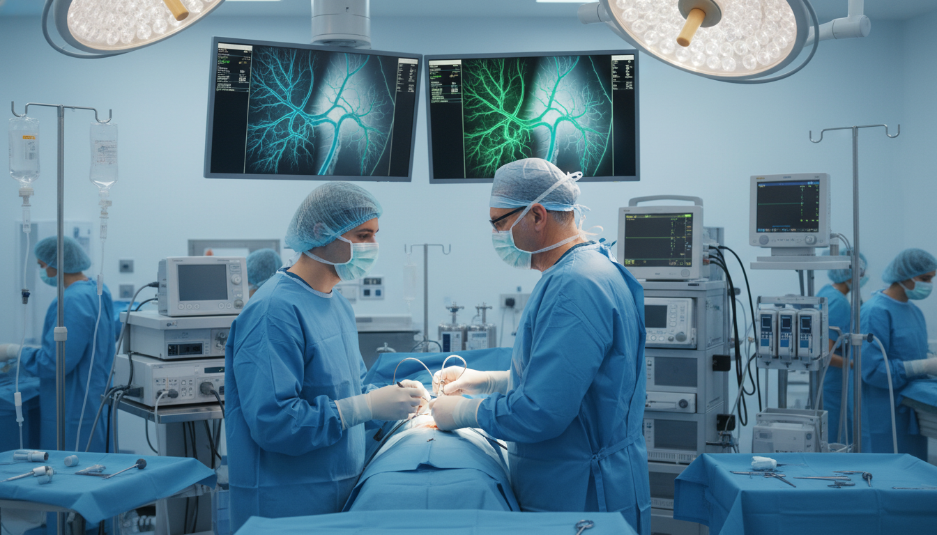 Medical student assisting in vascular surgery operating room Medical student assisting in vascular surgery operating room - vascular surgery residency for CV Building in Vascular Surgery