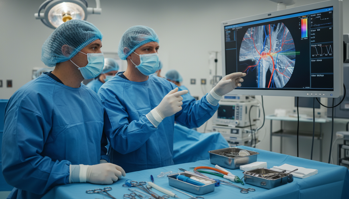 Vascular surgery resident and attending in the operating room - vascular surgery residency for Letters of Recommendation in V