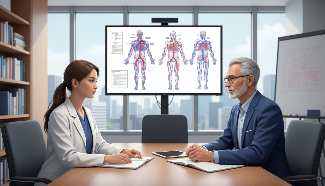 Medical student talking with vascular surgery program director - vascular surgery residency for Low Step Score Strategies in