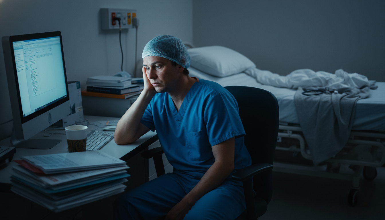 Vascular surgery resident appearing exhausted in call room Vascular surgery resident appearing exhausted in call room - vascular surgery residency for Identifying Malignant Programs in