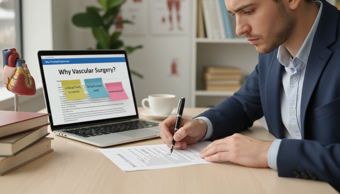 Medical student refining personal narrative for vascular surgery residency interviews - vascular surgery residency for Pre-In