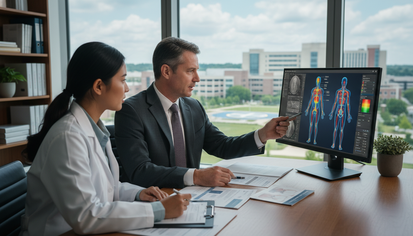 Vascular program director speaking with an applicant during residency interview day Vascular program director speaking with an applicant during residency interview day - vascular surgery residency for Question