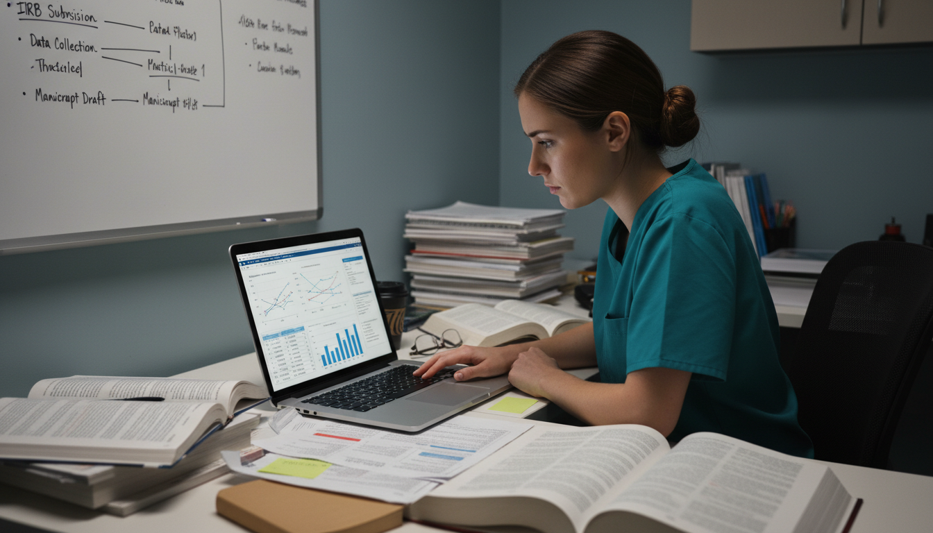 Vascular surgery resident analyzing data for research project Vascular surgery resident analyzing data for research project - vascular surgery residency for Research During Residency in V