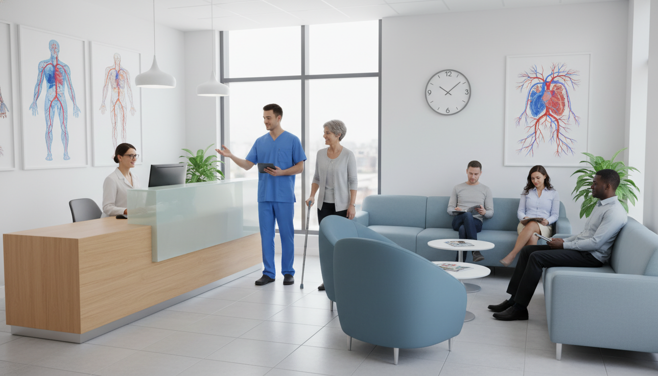 Vascular surgery private practice waiting room and reception - vascular surgery residency for Starting a Private Practice in