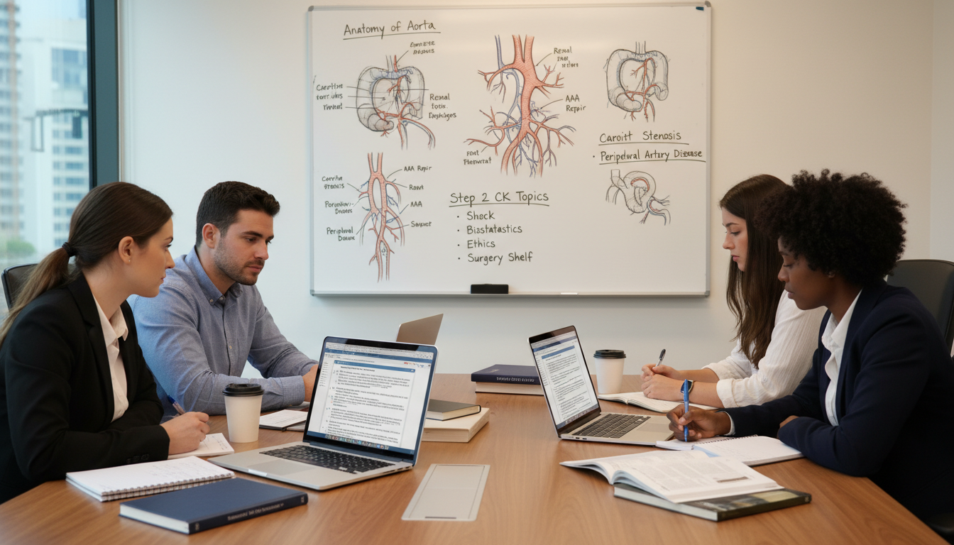 USMLE Step 2 CK study group for vascular surgery applicants USMLE Step 2 CK study group for vascular surgery applicants - vascular surgery residency for USMLE Step 2 CK Preparation in V