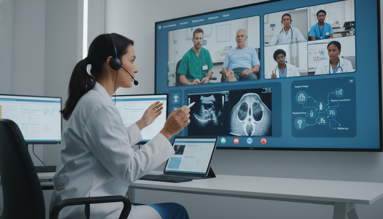 Telehealth vascular consult between tertiary center and rural hospital Telehealth vascular consult between tertiary center and rural hospital - vascular surgery residency for Telemedicine Career O