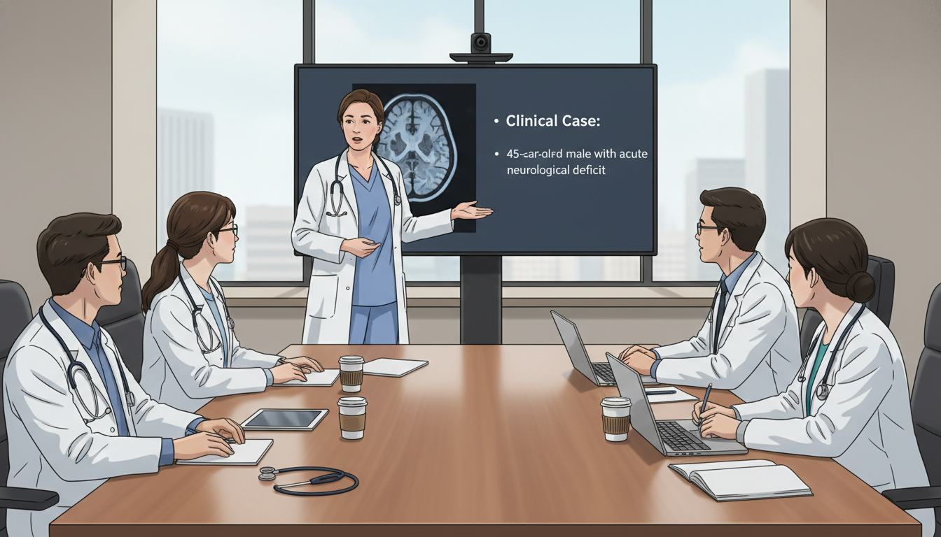 Chief resident facilitating a morning report Chief resident facilitating a morning report - how to become chief resident for The Complete Guide to Chief Resident Path