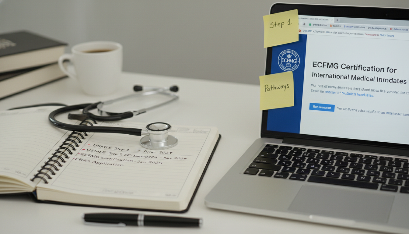 Timeline planning for ECFMG certification and residency application Timeline planning for ECFMG certification and residency application - ECFMG certification for The Complete Guide to ECFMG Cer