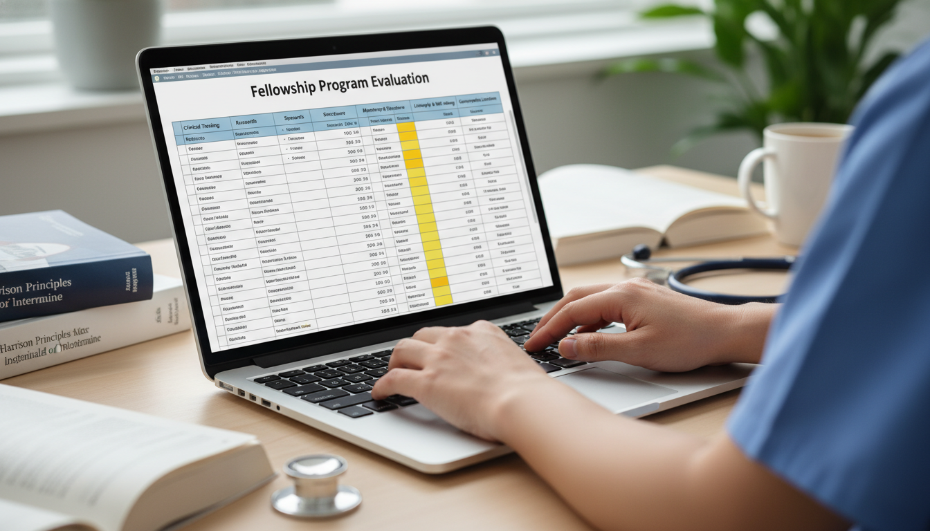 Resident creating a fellowship program comparison spreadsheet Resident creating a fellowship program comparison spreadsheet - choosing fellowship program for The Complete Guide to Evaluat