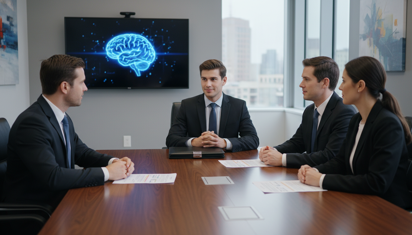 Residency interview panel speaking with an applicant about their gap year Residency interview panel speaking with an applicant about their gap year - explaining gap year residency for The Complete Gu