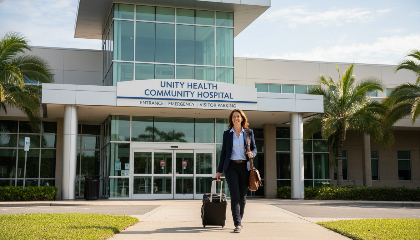 Travel physician arriving at a new hospital for a locum tenens assignment - locum tenens physician for The Complete Guide to