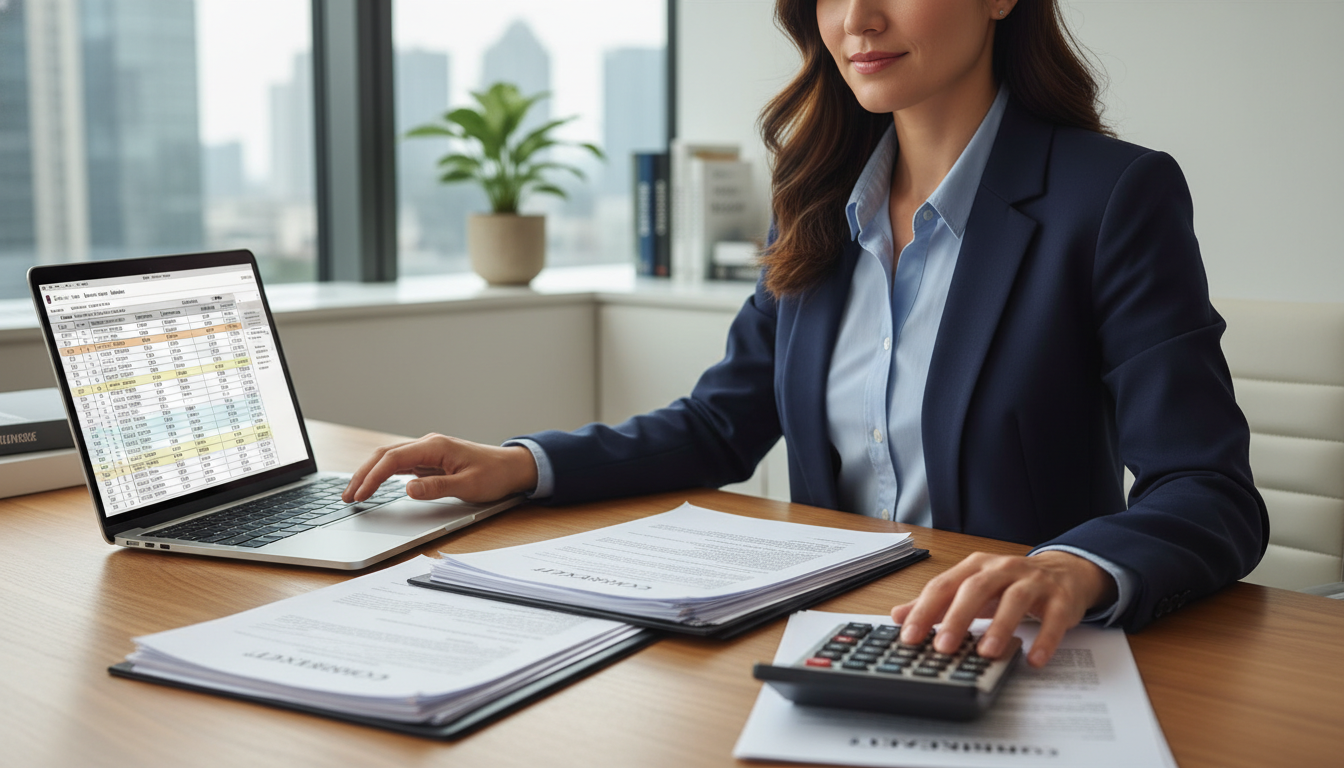 Physician comparing locum tenens contracts and planning finances - locum tenens physician for The Complete Guide to Locum Ten